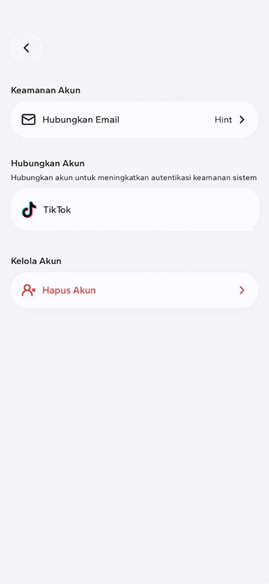 Keamanan Akun
