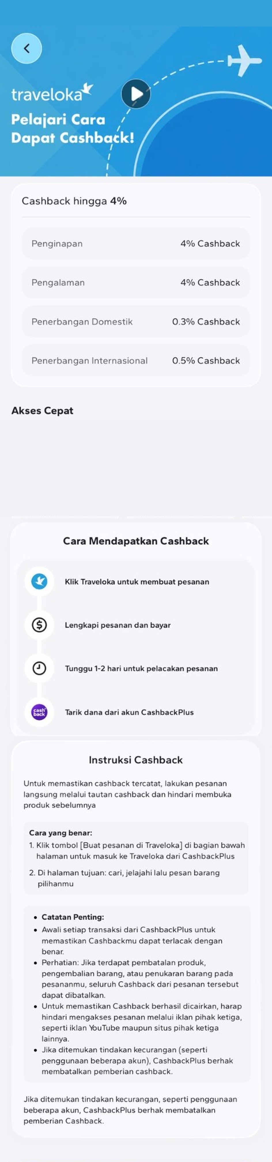 Pelajari Cara Dapat Cashback — Traveloka